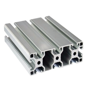 Perfil de Aluminio Anodizado Industrial de Fácil Montaje, Serie 6000, 3090/30150, Servicios de Extrusión, Soldadura, Doblado y Corte, Ranura en T - Product Image 1