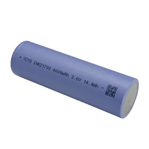 Yüksek kaliteli A sınıfı 21700 18650 pil hücreleri inr4000 21700 mah 8C 40A 4000 3.6 mah 3.7V şarj edilebilir pil V Li ion