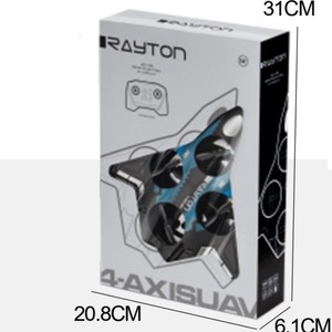 Nouveaux jouets d'avion télécommandé en plastique pour enfants, décollage par simple pression, retournement en un clic, avion télécommandé 2,4 GHz avec lumière LED - Product Image 6