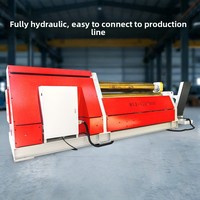 Machine de pliage de tôles CNC à quatre rouleaux orientée vers l'exportation W12CNC, entièrement automatique, hydraulique, à quatre axes, pour le pliage rond (sans section droite)
