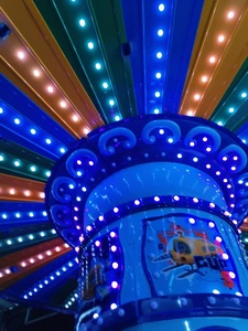 Manège à sensations fortes Ali Brothers Luna Park, balançoire volante, manèges de fête foraine, lumières LED, MP3, dinosaure, équipement d'amusement pour enfants, vente-ALI1023 - Product Image 2