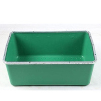 Nouvelle Niche en Plastique Vert pour Lapins - Utilisation en Élevage