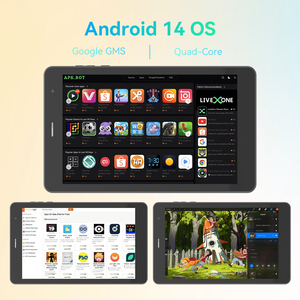 C Idea 8 Inch Tablet PC Android 15 Wi-Fi Capacitive Screen Resolution Drop Resistance Entertainment and Business Use (Black) - Product Image 2