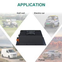 Convertisseur DC-DC embarqué 1,8 kW pour véhicule électrique à batterie lithium, large plage de tension d'entrée 80V-700V, alimentation étanche IP67