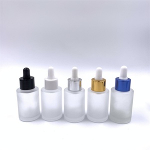 Flacon compte-gouttes en verre transparent pour huile essentielle pour cheveux et visage, rond, 10 ml, 15 ml, 50 ml, 100 ml, 1 oz, 30 ml avec pipette - Product Image 6