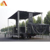 Alliage d'aluminium ferme Truss & Stage système de gréement portable et facile à installer en plein air concert mariage performance DJ stand
