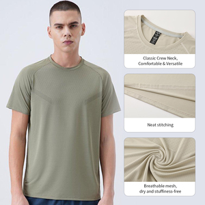 เสื้อยืดวิ่งออกกำลังกายแขนสั้นหลากสีแบบกำหนดเองได้ ผลิตจากโพลีเอสเตอร์ 100% สำหรับทุกเพศ - Product Image 5