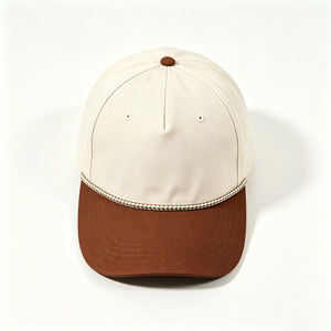 Gorra de Béisbol Deportiva Personalizada de Dos Tonos, Visera en Contraste, Corona Estructurada, Algodón Lavado, Gorras Unisex de Dos Colores, Venta al Por Mayor OEM - Product Image 2