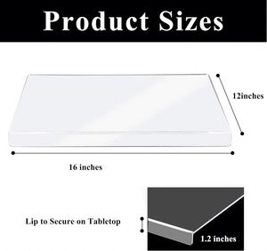 Custom Logo Eco-Friendly Durable Rectangle Kitchen Cutting Board 3mm/5mm Thick <b>Acrylic</b> Transparent Chopping <b>Block</b> Counter - Product Image 2