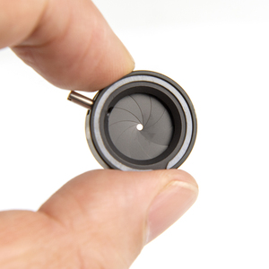 1mm-12mm C-Mount Adapter khẩu độ ngưng tụ kính hiển vi máy ảnh điều chỉnh quang Iris hoành - Product Image 3