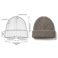 Bonnet thermique tactique en tricot robuste, coupe-vent, pour le camping, la randonnée, la pêche et les activités de plein air