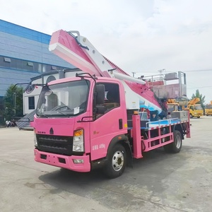Vehículos de Trabajo Aéreo de Alta Seguridad HOWO ISUZU 100P 4x2, Camión Grúa con Brazo Articulado y Elevador de 28 m - Product Image 1
