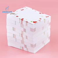 Blocs-notes autocollants personnalisés en gros avec logo, impression promotionnelle, mignons, kawaii, arc-en-ciel, mini-fruits, taille et couleur personnalisées en 3D