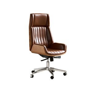 Silla de Oficina con Estructura de Acero Resistente, 360 °   Silla Ergonómica Giratoria para Uso Doméstico y Comercial - Product Image 6