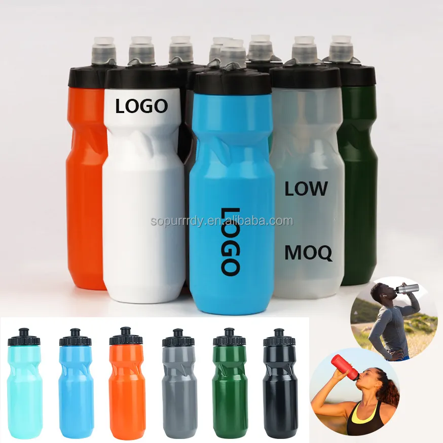 700 מ "ל מותאם אישית פה ספורט נסיעות בקבוק בחוץ שתייה מים פלסטיק בקבוק מים פלסטיק bpa חינם עם לוגו מותאם אישית