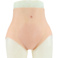 Culotte taille haute en Silicone pour femmes, culotte rembourrée pour les fesses et les hanches