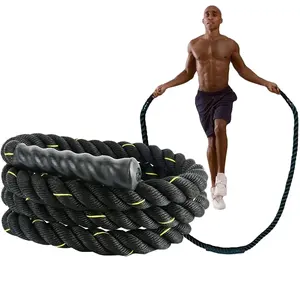 LXY-330 25mm Mma Power Training migliora la forza Muscle Fitness Heavy Jump Rope Weighted Battle corda per saltare
