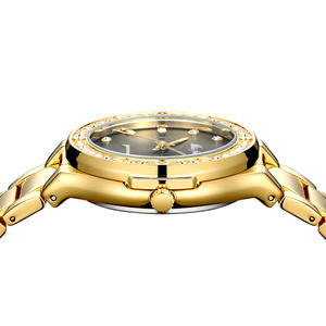 MISSFOXエレガントな女性の腕時計高級ブランド女性腕時計日本<span class=keywords><strong>Movt</strong></span> 30M防水ゴールド高価なアナログジュネーブクォーツ時計 - Product Image 5