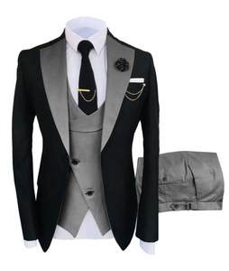 Super Promotion, Ensemble 3 Pièces de Costumes Formels pour Hommes pour Fête d'Anniversaire ou Mariage Élégant - Product Image 2