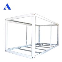 Pièces de maison préfabriquées en acier galvanisé de 6x3x2,8 mètres (20 pieds) à assemblage rapide, type conteneur