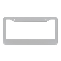 Cadre de plaque d'immatriculation américaine en aluminium épais avec logo personnalisé, support de plaque d'immatriculation standard US pour voiture, vente en gros