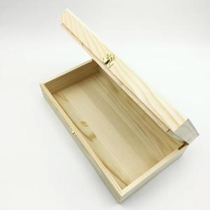 <span class=keywords><strong>Scatola</strong></span> di <span class=keywords><strong>legno</strong></span> del tesoro del ricordo del regalo del <span class=keywords><strong>tè</strong></span> incernierato incompiuto con Logo personalizzato con serratura - Product Image 6