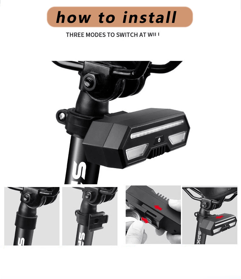SinoTrack Offres Spéciales ST-908 GPS Tracker Vélo Feu arrière Avec Télécommande