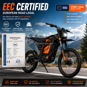 Moto tout-terrain de course hors route 72V 4000W SS-8.0 90km/h Moto électrique Chopper pour adultes - Product Image 3