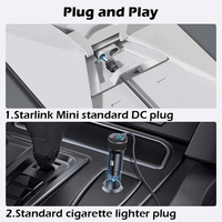 Câble d'alimentation CC étanche 12V-24V pour chargeur de voiture Starlink Mini vers allume-cigare pour antenne Starlink Mini 2m 3m 5m