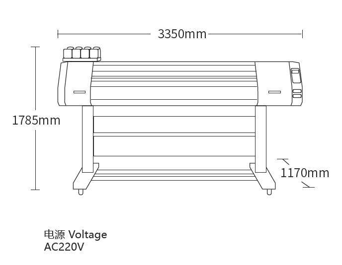 Sublimation Printer 8 heads large format printer Sublimation Digital Printer