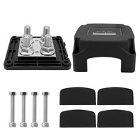 Barre omnibus 4xM10 pour applications automobiles, VR, marines, camions, bateaux, usage intensif, 400A 48V, en cuivre étamé, boîtier de distribution de puissance et de mise à la terre