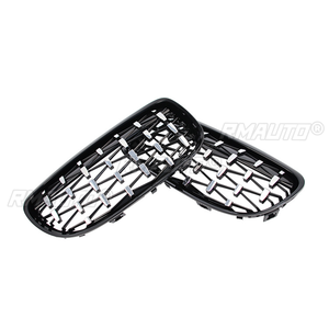 Rejilla Delantera para Parachoques de Coche, Estilo Diamante Meteoro, para BMW E90 E91 LCI Serie 3 2009-2012 Sedán 325i 328i 330i, Repuesto para Coche - Product Image 3