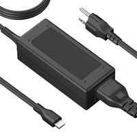Pengisi Daya Laptop USB C 45W untuk Chromebook X360 14 14-ca051wm 14-ca091wm 14-ca0061dx Pengisi Daya Tipe C Adaptor Laptop Pengisian Cepat