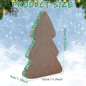 Papan Cakar Kucing, Tempat Bermain dan Bersantai untuk Kucing, Mainan Kucing yang Bagus untuk Bermain, Melatih Otot, dan Menggaruk, Papan Cakar yang Tahan Lama - Product Image 3