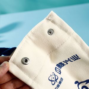 תיק בד כותנה בהתאמה אישית לנשים - תיק קניות יומיומי עמיד עם ידיות נשיאה - Product Image 5