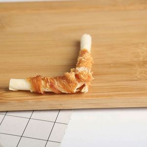 Beslenme köpek et aperatifler Pet köpek Molar sopa tavuk toptan doğal Polybags ile Rawhide sopa davranır küçük köpek küçük oyuncaklar - Product Image 5