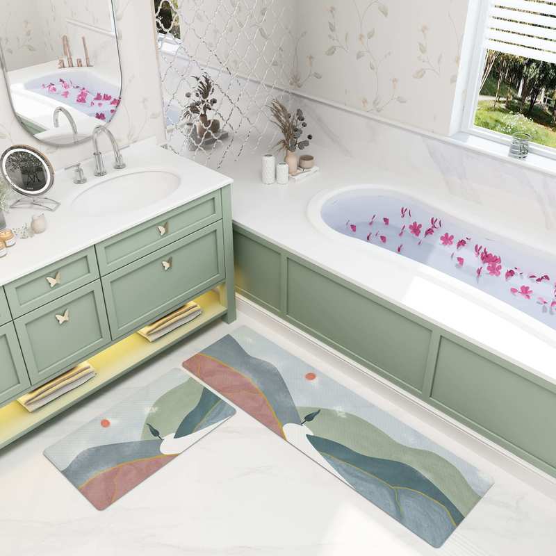 Non Slip Super Absorbent Stain Resistant