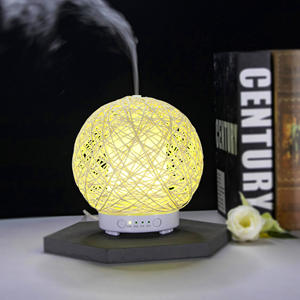 Difusor de Aroma Yx Tt 005 de Ratán Tejido, Humidificador Ultrasónico de 200 ml con Luz LED para Uso en el Hogar y Escritorio - Product Image 4
