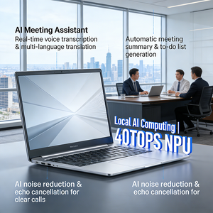 Ordinateur portable professionnel AMD Ryzen 7 14'' 15.6'' accéléré par l'IA pour la vente en gros - Product Image 2