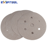 Disques de ponçage auto-agrippants EVERTOOL pour peinture, papier abrasif à sec avec support auto-agrippant pour une productivité élevée