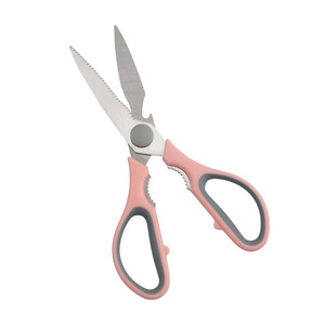 Kitchen Scissors Stainless Steel 3 <b>In</b> Blade Multifunctional For Fish <b>Chicken</b> Bone Fruit Vegetable Wine Bottle Opening - Product Image 1