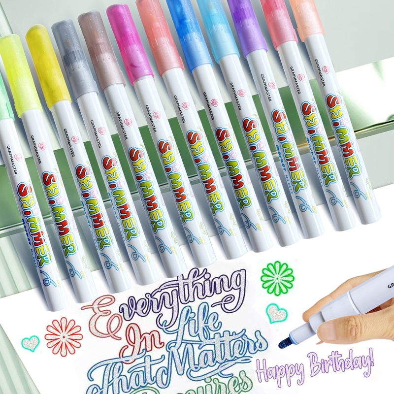 STA Wholesale Glitter Highlighter Shiny Marker