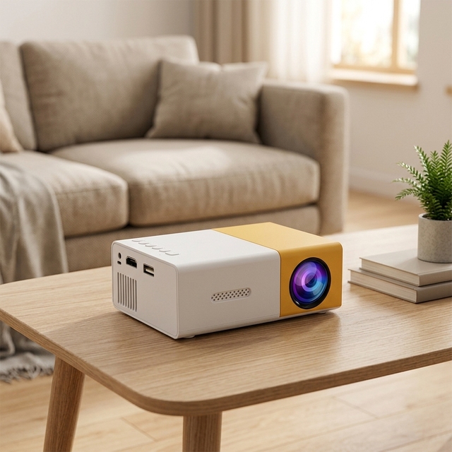 Mini Portable Projector LED Video Projector Phone Screen Mirroring Home YG300 Theater Projector Outdoor Movie Projector