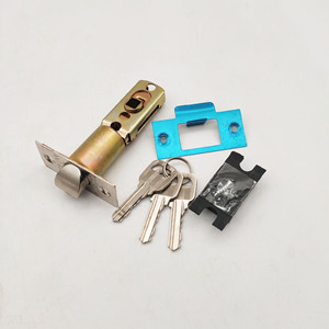 Chiave a 3 anelli con serratura a triplo bullone, chiusura per interni Vintage in acciaio universale - Product Image 4