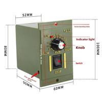 Contrôleur de vitesse de moteur AC Taili US52 220V, régulateur de vitesse variable 15W-250W, moteur à engrenages monophasé avec interrupteur marche avant/arrière