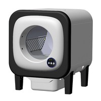 Caja de Arena Automática para Gatos, Autolimpiable con un Solo Toque, Control Remoto por Aplicación Inteligente, Eliminación de Olores, Antibacteriana, ABS OEM, Gran Capacidad