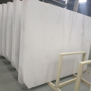 고급 고급 프로젝트를위한 회색 질감 슬래브 타일이있는 새로운 흰색 천연 흰색 대리석 - Product Image 1