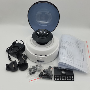 Mini Centrífuga de Laboratorio Ming Yi Dakang Modelo D1008E para Perros/Gatos/Reptiles, Tapa Azul, Dos Rotores y Adaptadores - Product Image 3