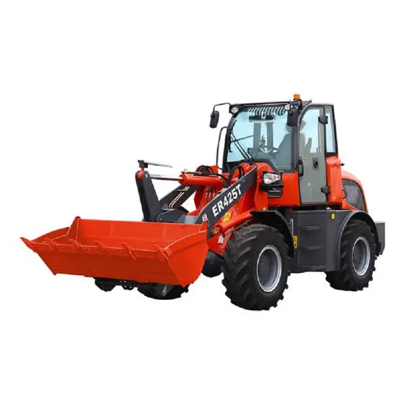 Everun En 425T 2.5ton Groothandel Hot Stijl Diesel Front-End Mini Wiel Compact Utility Loader