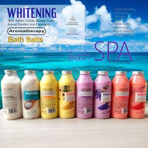 Sels de bain naturels en marque privée, gel douche au lait, gommage au sel, bulles de bain, parfum de fleur de cerisier, nettoyage doux, 500g de sel de bain pour le corps - Product Image 6